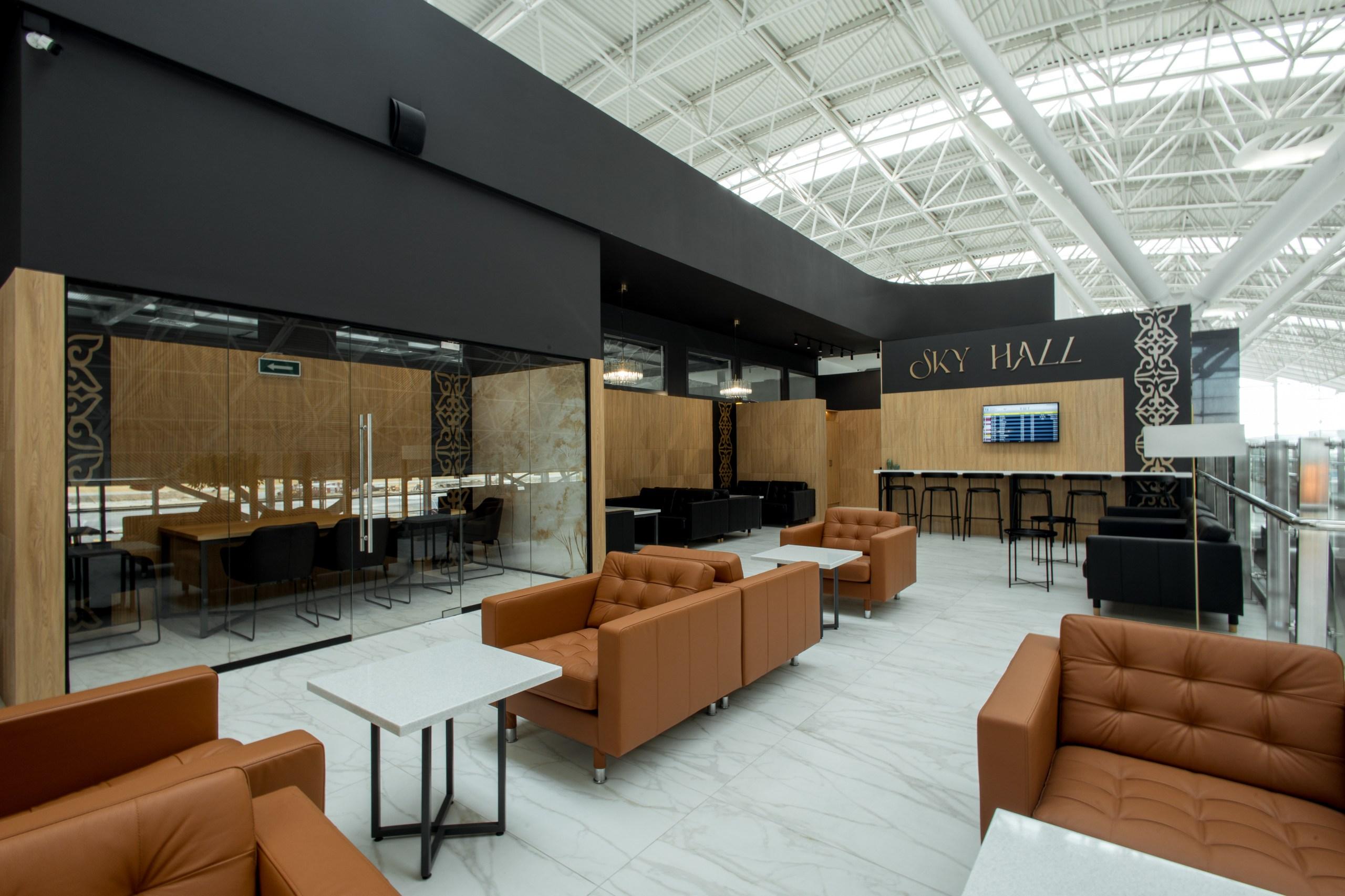 Sky Hall Lounge, Shymkent International, Kazakhstan Sky Hall Lounge, Shymkent International, Kazakhstan