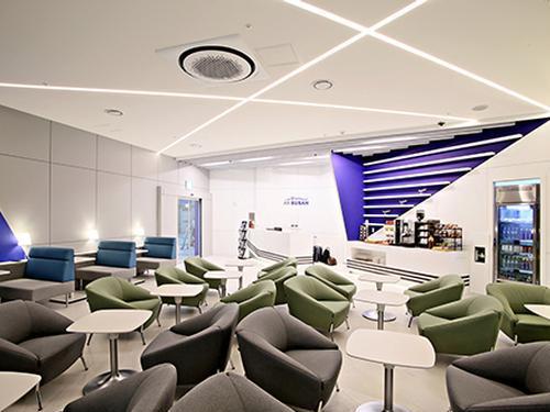 Air Busan Lounge, Busan Gimhae Intl, South Korea Air Busan Lounge, Busan Gimhae Intl, South Korea